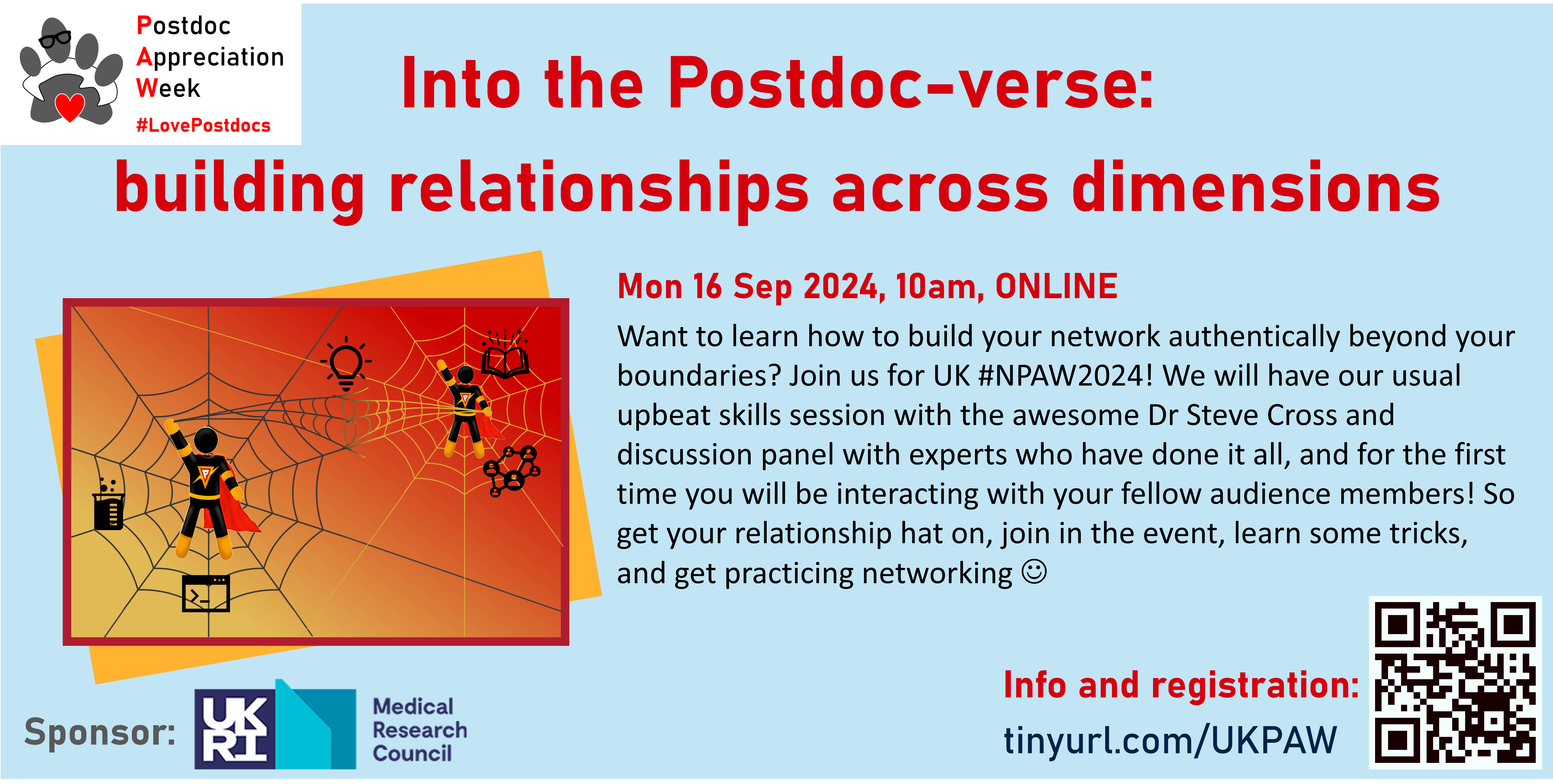 UK National Postdoc Appreciation Week (UKNPAW) is back for its 5th anniversary!